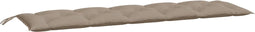 vidaXL - Tuinbankkussen - 180x50x7 - cm - oxford - stof - taupe