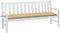 vidaXL - Tuinbankkussen - 180x50x7 - cm - stof - gemêleerd - beige