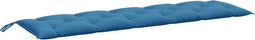 vidaXL - Tuinbankkussen - 180x50x7 - cm - stof - gemêleerd - blauw