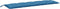 vidaXL - Tuinbankkussen - 180x50x7 - cm - stof - gemêleerd - blauw