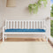 vidaXL - Tuinbankkussen - 180x50x7 - cm - stof - gemêleerd - blauw