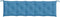 vidaXL - Tuinbankkussen - 180x50x7 - cm - stof - gemêleerd - blauw