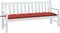 vidaXL - Tuinbankkussen - 180x50x7 - cm - stof - gemêleerd - rood