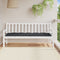 vidaXL - Tuinbankkussen - 180x50x7 - cm - stof - gemêleerd - antracietkleurig