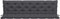 vidaXL - Tuinbankkussen - 200x(50+50)x7 - cm - oxford - stof - antracietkleurig