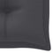 vidaXL - Tuinbankkussen - 200x(50+50)x7 - cm - oxford - stof - antracietkleurig