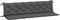 vidaXL - Tuinbankkussen - 200x(50+50)x7 - cm - oxford - stof - antracietkleurig