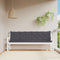 vidaXL - Tuinbankkussen - 200x(50+50)x7 - cm - oxford - stof - antracietkleurig