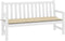 vidaXL - Tuinbankkussen - 200x50x3 - cm - oxford - stof - beige