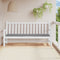 vidaXL - Tuinbankkussen - 200x50x3 - cm - oxford - stof - grijs