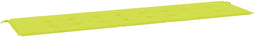 vidaXL - Tuinbankkussen - 200x50x3 - cm - oxford - stof - heldergroen