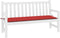 vidaXL - Tuinbankkussen - 200x50x3 - cm - oxford - stof - rood
