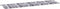 vidaXL - Tuinbankkussen - 200x50x3 - cm - oxford - stof - ruitpatroon - grijs