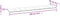 vidaXL - Tuinbankkussen - 200x50x3 - cm - oxford - stof - ruitpatroon - rood