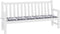 vidaXL - Tuinbankkussen - 200x50x3 - cm - oxford - stof - ruitpatroon - grijs