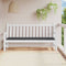 vidaXL - Tuinbankkussen - 200x50x3 - cm - oxford - stof - antracietkleurig