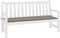 vidaXL - Tuinbankkussen - 200x50x3 - cm - oxford - stof - taupe