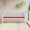 vidaXL - Tuinbankkussen - 200x50x3 - cm - oxford - stof - wijnrood