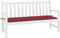 vidaXL - Tuinbankkussen - 200x50x3 - cm - oxford - stof - wijnrood