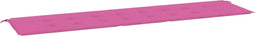 vidaXL - Tuinbankkussen - 200x50x3 - cm - stof - roze