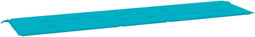 vidaXL - Tuinbankkussen - 200x50x3 - cm - stof - turquoise