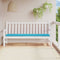 vidaXL - Tuinbankkussen - 200x50x3 - cm - stof - turquoise
