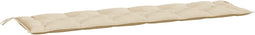 vidaXL - Tuinbankkussen - 200x50x7 - cm - oxford - stof - beige
