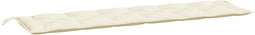 vidaXL - Tuinbankkussen - 200x50x7 - cm - oxford - stof - crèmekleurig