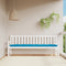 vidaXL - Tuinbankkussen - 200x50x7 - cm - oxford - stof - lichtblauw