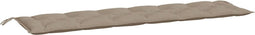 vidaXL - Tuinbankkussen - 200x50x7 - cm - oxford - stof - taupe