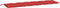 vidaXL - Tuinbankkussen - 200x50x7 - cm - stof - rood