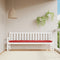 vidaXL - Tuinbankkussen - 200x50x7 - cm - stof - rood