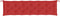 vidaXL - Tuinbankkussen - 200x50x7 - cm - stof - rood