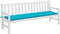 vidaXL - Tuinbankkussen - 200x50x7 - cm - stof - turquoise