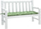 vidaXL - Tuinbankkussen - bladpatroon - 120x50x7 - cm - stof