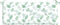 vidaXL - Tuinbankkussen - bladpatroon - 120x50x7 - cm - stof