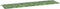 vidaXL - Tuinbankkussen - bladpatroon - 200x50x3 - cm - stof