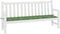 vidaXL - Tuinbankkussen - bladpatroon - 200x50x3 - cm - stof