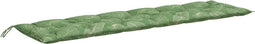vidaXL - Tuinbankkussen - bladpatroon - 200x50x7 - cm - stof
