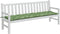 vidaXL - Tuinbankkussen - bladpatroon - 200x50x7 - cm - stof