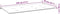 vidaXL - Tuinbankkussen - gestreept - 120x50x3 - cm - oxford - stof - wit - en - blauw