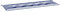 vidaXL - Tuinbankkussen - gestreept - 150x50x3 - cm - oxford - stof - wit - en - blauw
