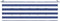 vidaXL - Tuinbankkussen - gestreept - 150x50x3 - cm - oxford - stof - wit - en - blauw