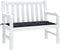 vidaXL - Tuinbankkussen - ruitpatroon - 100x50x3 - cm - oxford - stof - zwart