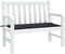 vidaXL - Tuinbankkussen - ruitpatroon - 120x50x3 - cm - oxford - stof - zwart