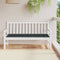 vidaXL - Tuinbankkussen - ruitpatroon - 150x50x3 - cm - oxford - stof - zwart