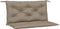 vidaXL - Tuinbankkussens - 2 - st - 100x50x7 - cm - oxford - stof - taupe
