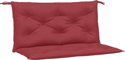 vidaXL - Tuinbankkussens - 2 - st - 100x50x7 - cm - oxford - stof - wijnrood