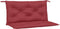 vidaXL - Tuinbankkussens - 2 - st - 100x50x7 - cm - oxford - stof - wijnrood