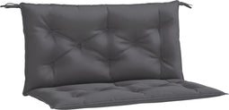 vidaXL - Tuinbankkussens - 2 - st - 100x50x7 - cm - oxford - stof - antracietkleurig
